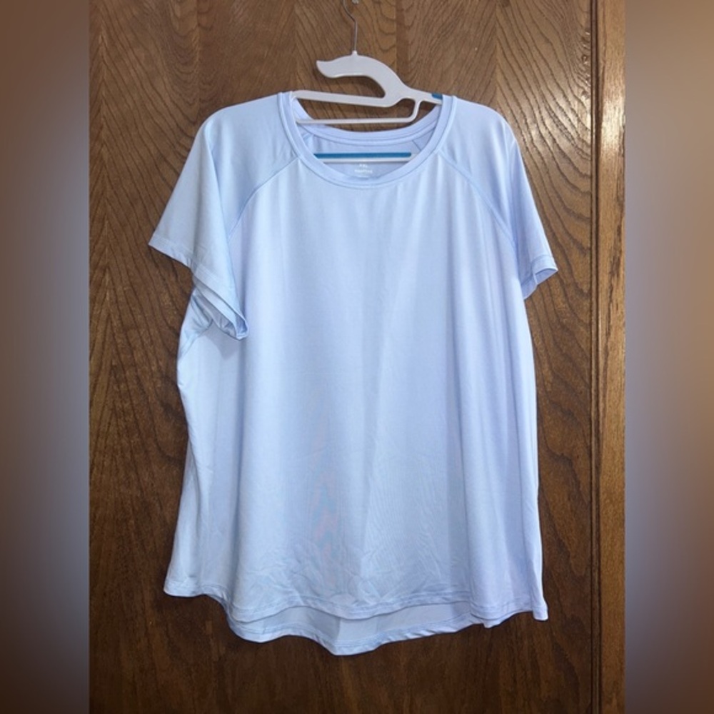 Tek Gear XXL Adaptive short sleeve tunic tee blue